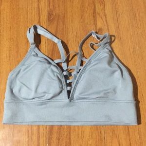 Strappy sports bra